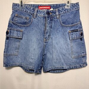 Vintage UNIONBAY Light Blue Denim Cargo Shorts